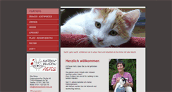 Desktop Screenshot of katzenpension-reiss.de