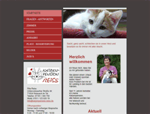 Tablet Screenshot of katzenpension-reiss.de